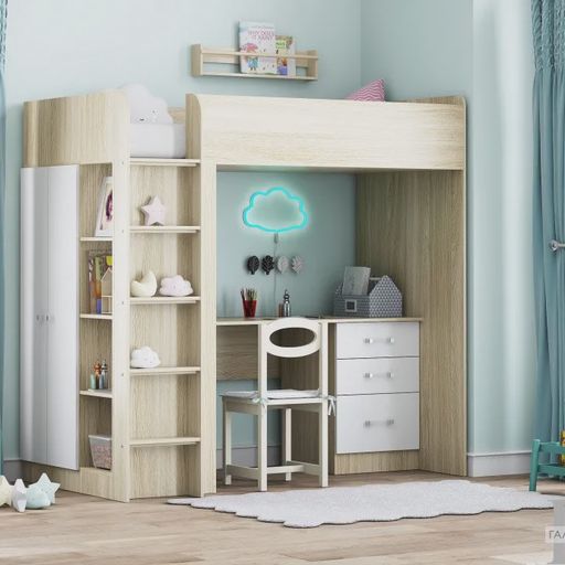 Кровать-чердак «Теремок-3»